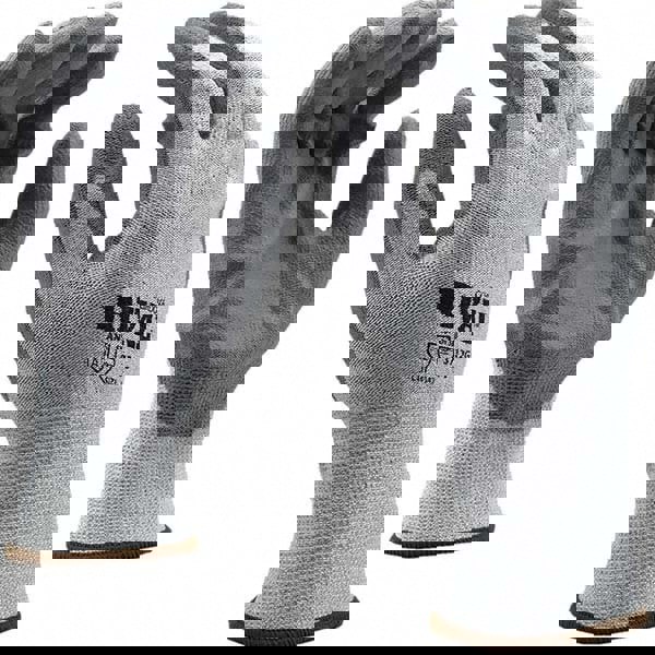 Cut-Resistant Gloves: Size XS, ANSI Cut A2, Polyurethane, HPPE