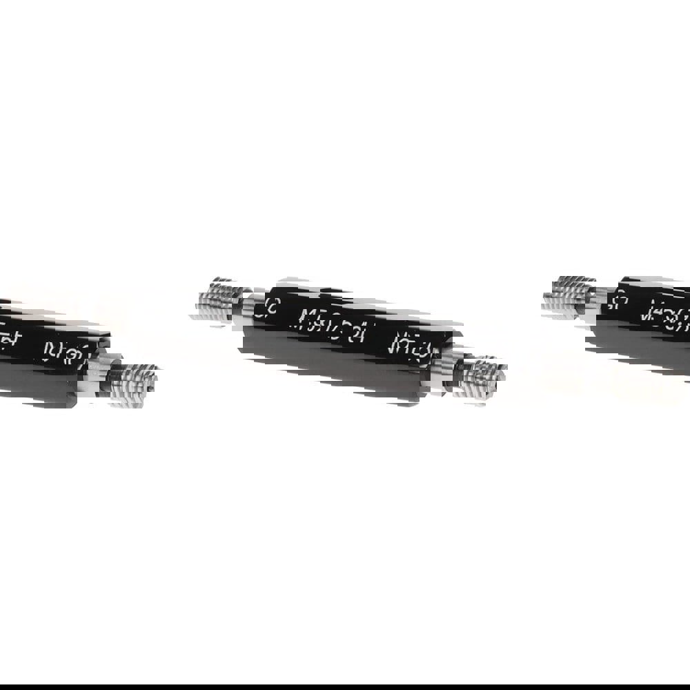 Plug Thread Gage: M4.5x0.75 Thread, 6H Class, Double End, Go & No Go