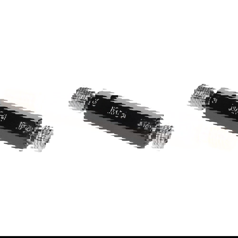 Plug Thread Gage: M10x1.5 Thread, 6H Class, Double End, Go & No Go