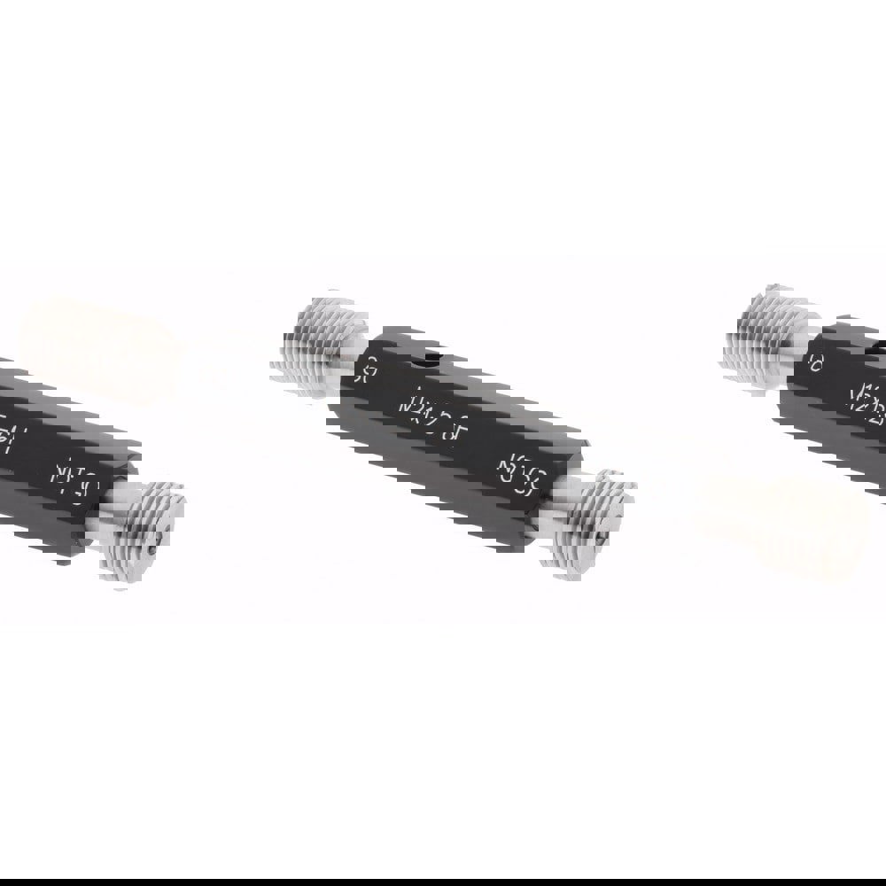 Plug Thread Gage: M12x1.25 Thread, 6H Class, Double End, Go & No Go