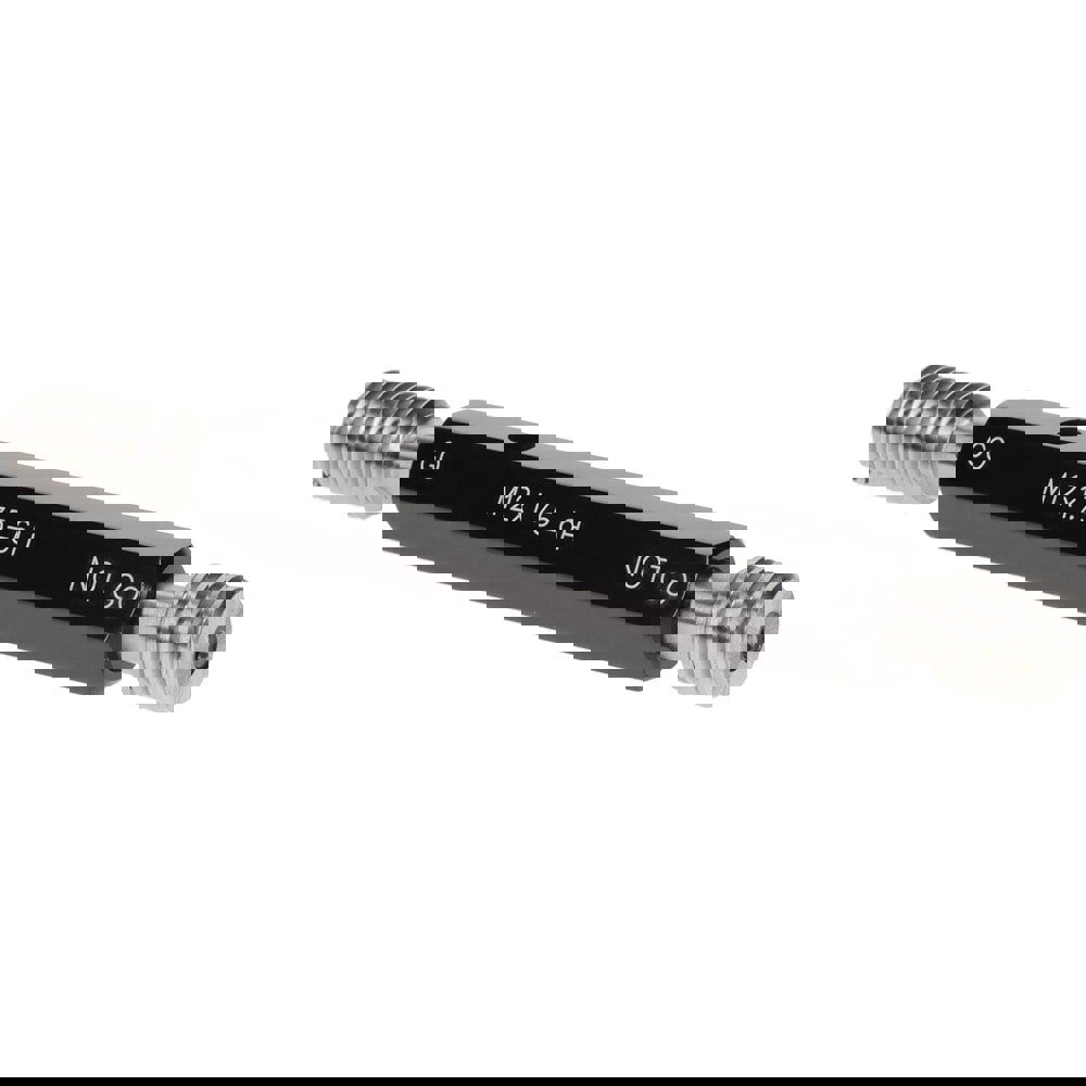 Plug Thread Gage: M12x1.75 Thread, 6H Class, Double End, Go & No Go