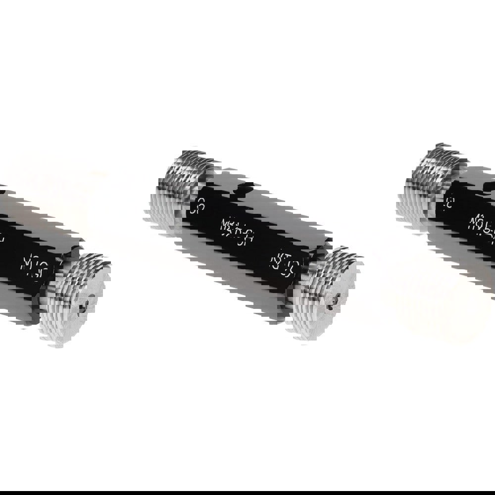 Plug Thread Gage: M18x1.5 Thread, 6H Class, Double End, Go & No Go