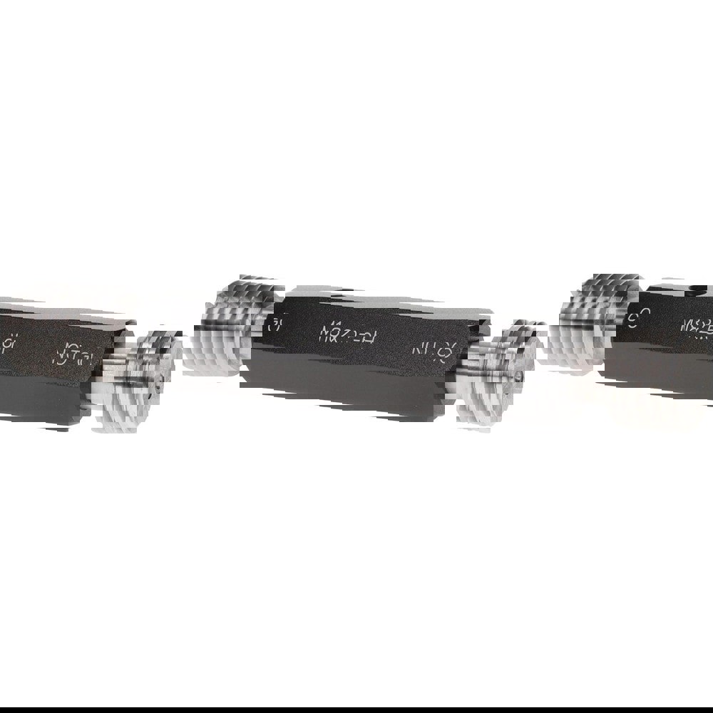 Plug Thread Gage: M18x2.5 Thread, 6H Class, Double End, Go & No Go