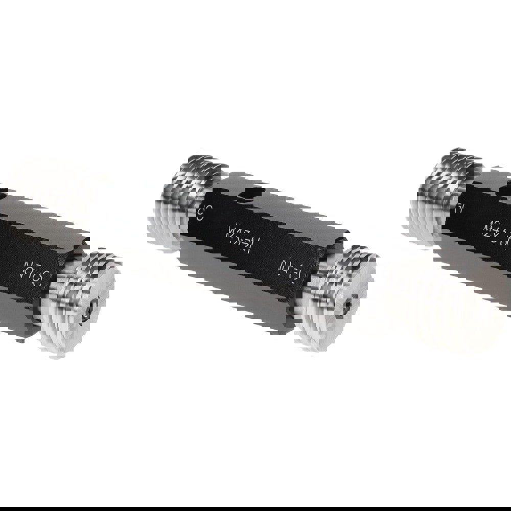 Plug Thread Gage: M24x3 Thread, 6H Class, Double End, Go & No Go
