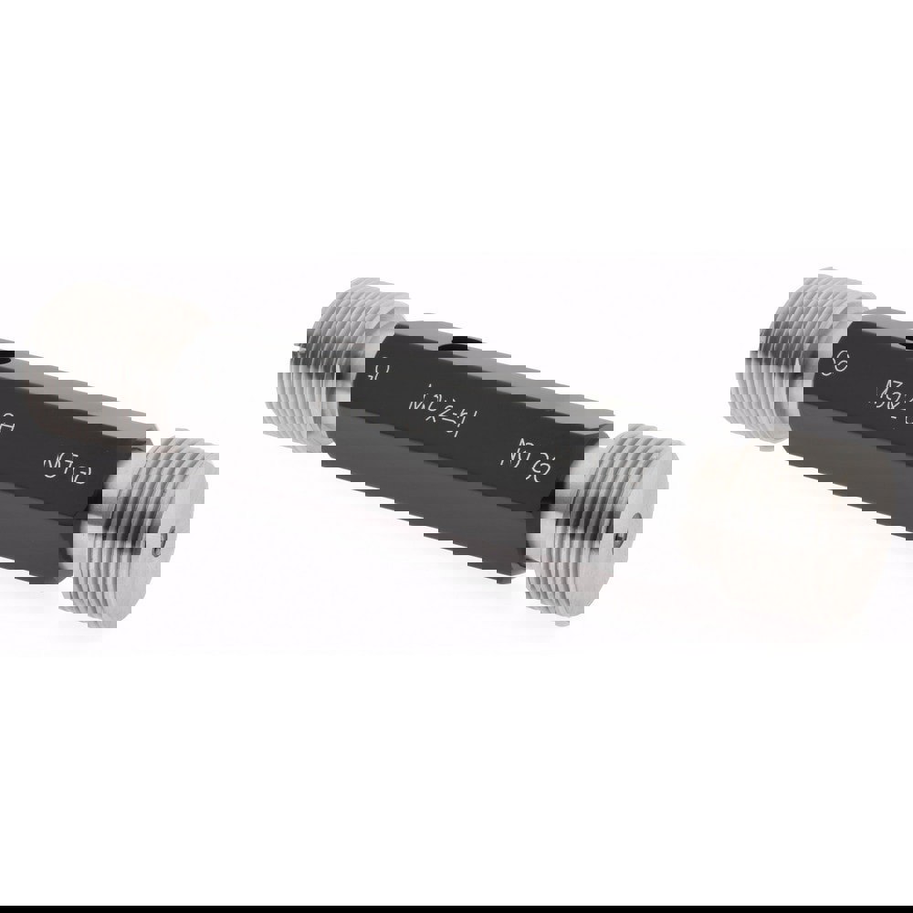 Plug Thread Gage: M30x2 Thread, 6H Class, Double End, Go & No Go