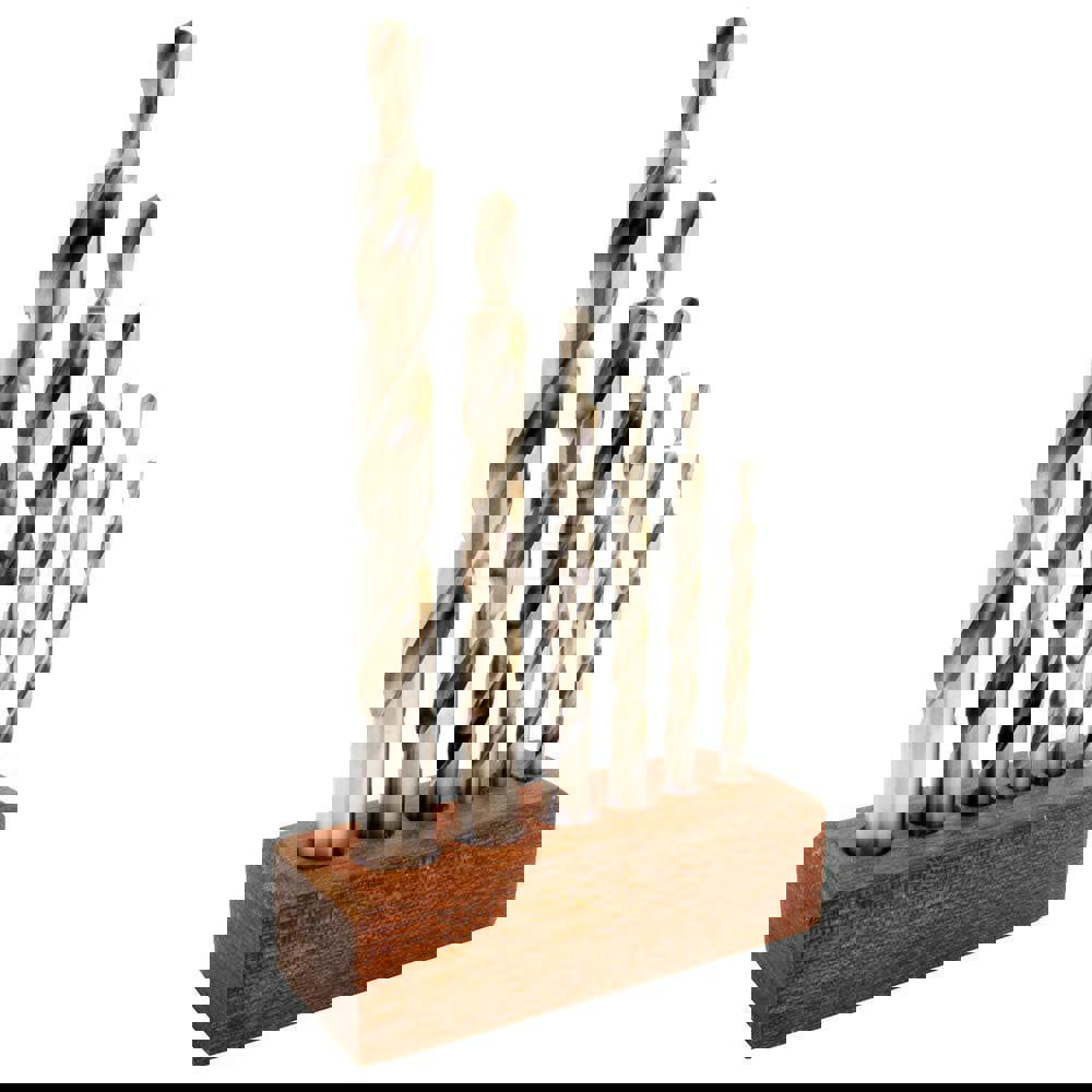 Drill Bit Set: Step Drill Bits, 6 Pc, 82 °, High Speed Steel