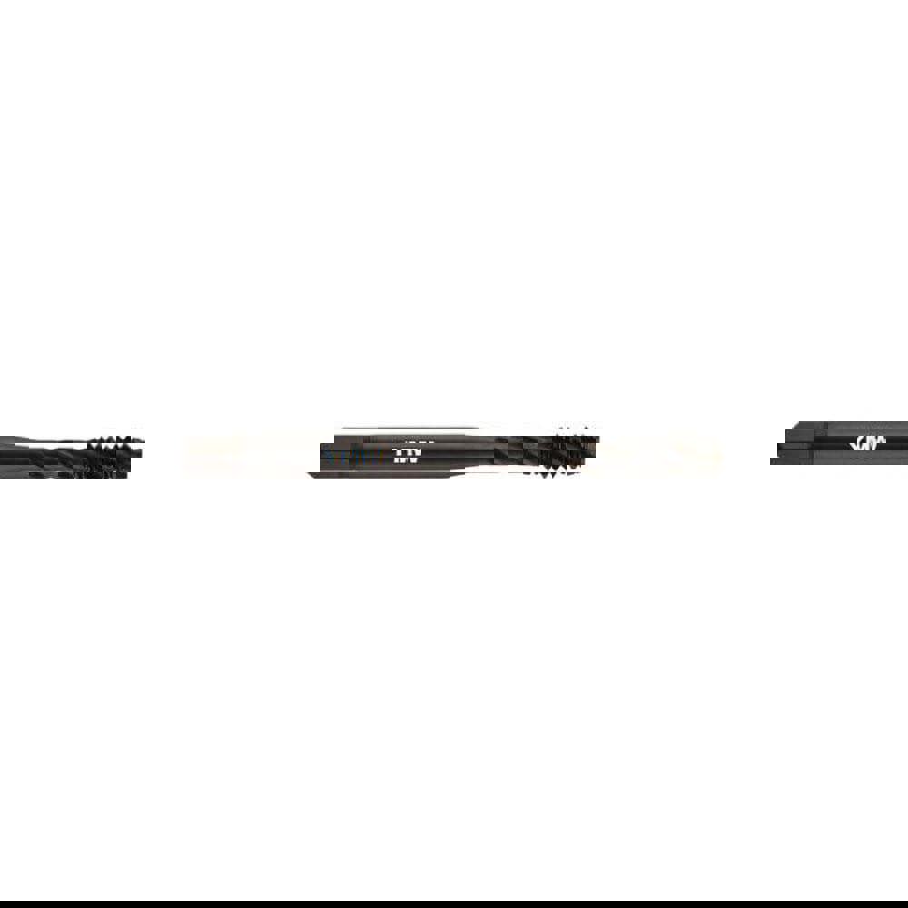 Spiral Flute Tap: Bottoming Chamfer, High-Speed Steel, Oxide Finish