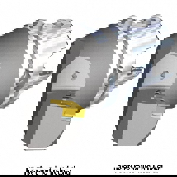 Modular Turning & Profiling Head: Size KM50, 75 mm Head Length, Internal or External, Right Hand