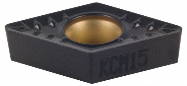 Turning Insert: DCMT3253MP KCU10, Solid Carbide