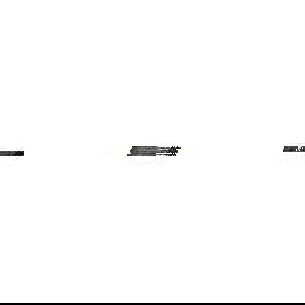 Spiral Flute Tap: Bottoming Chamfer, High-Speed Steel, Oxide Finish