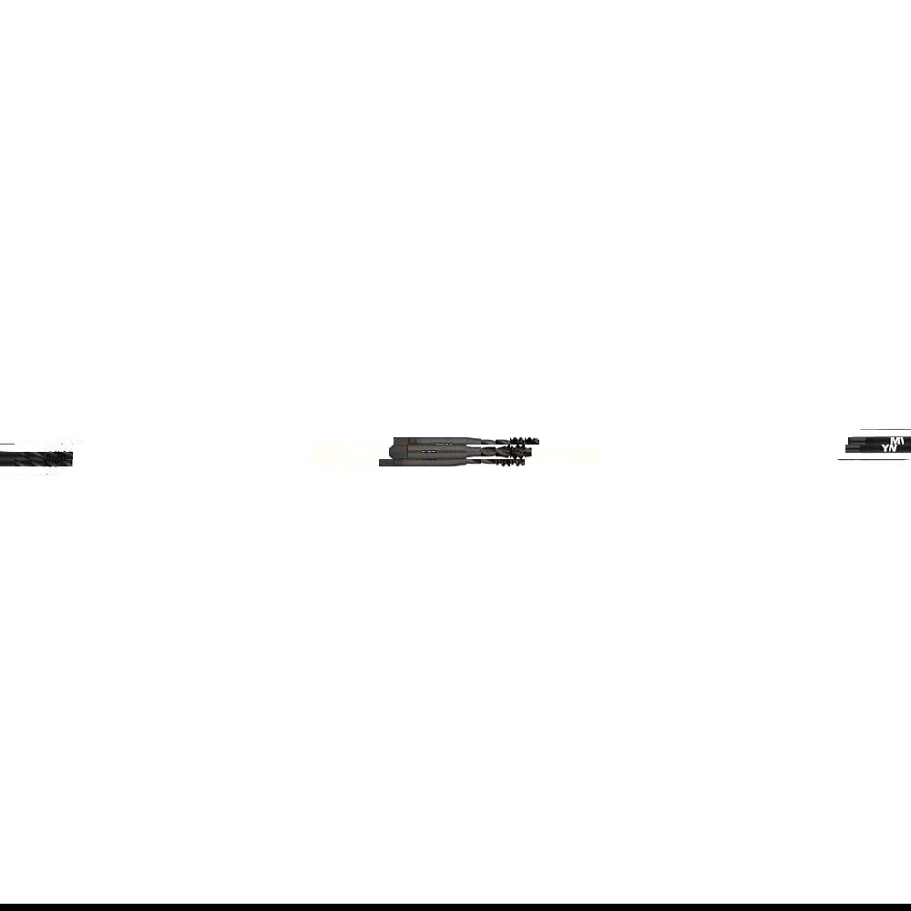 Spiral Flute Tap: M12x1.75, Metric, 3 Flute, 2-1/2 - 3-1/2, 2B Class of Fit, Vanadium High-Speed Steel, TiN Finish