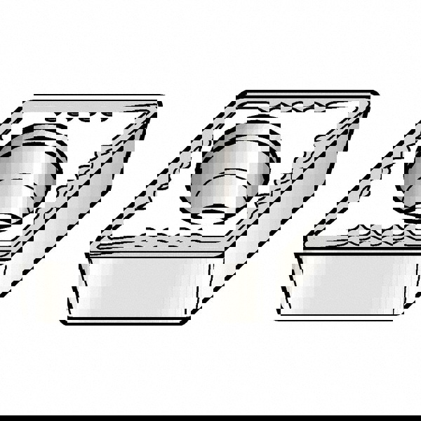 Turning Insert: DPMT2151UF KCP25, Solid Carbide