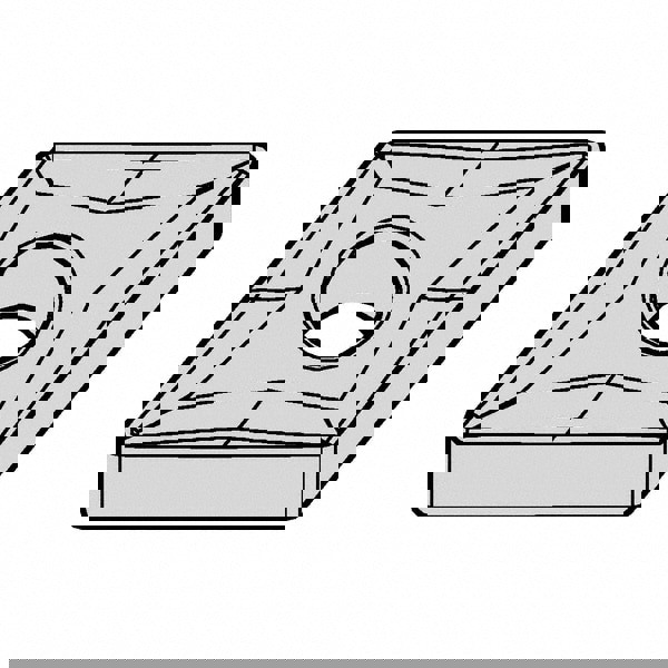 Turning Insert: DNMG543RM KCP25, Solid Carbide