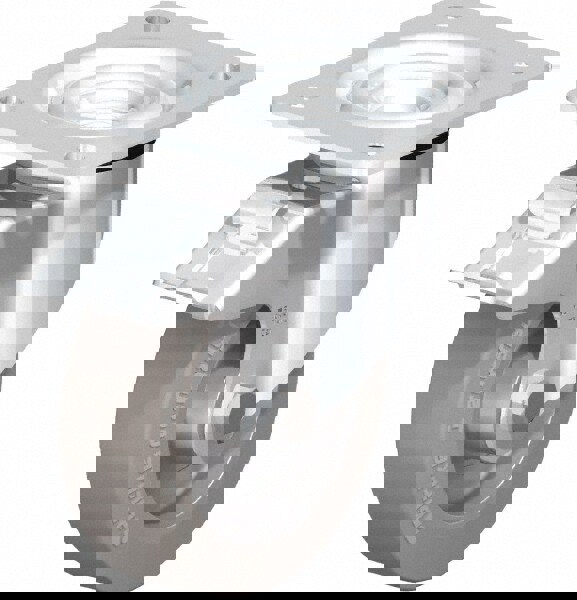 Swivel Top Plate Caster: Solid Rubber, 5