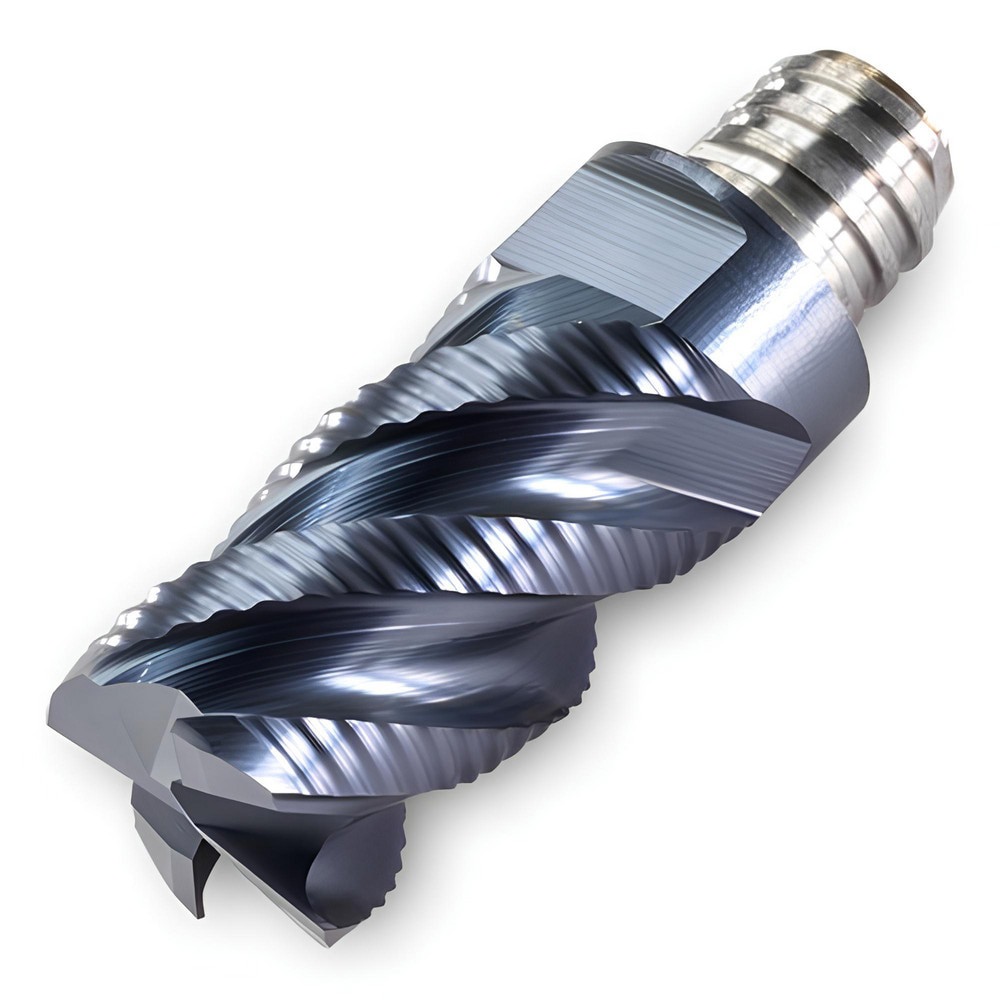 Corner Radius & Corner Chamfer End Mill Heads; Mill Diameter (mm): 20.00 ; Chamfer Width (mm): 0.400 ; Chamfer Angle: 45.000 ; Length of Cut (mm): 30.0000 ; Number Of Flutes: 6 ; Overall Length (mm): 41.0000