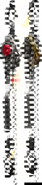 Manual Lever with Overload Protection Hoist: 2,200 lb Working Load Limit, 10' Max Lift