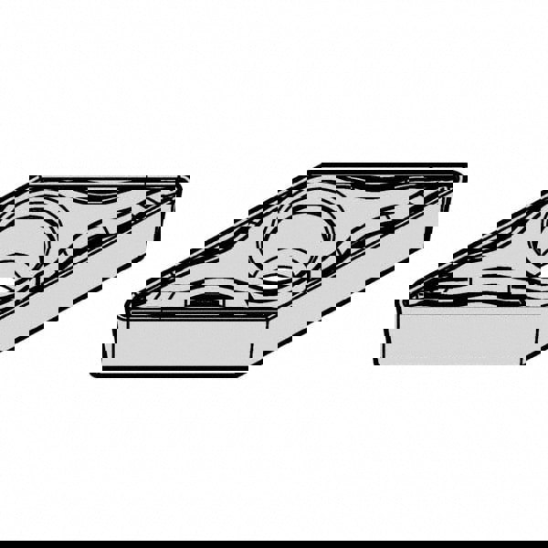 Turning Insert: VBMT332FP KCM15, Solid Carbide