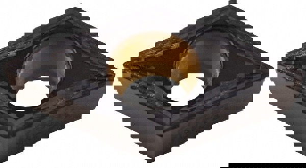 Turning Insert: DCMT3251FP KCP25, Solid Carbide