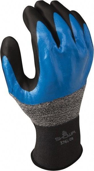 General Purpose Work Gloves: X-Large, Nitrile Coated, Synthetic Blend