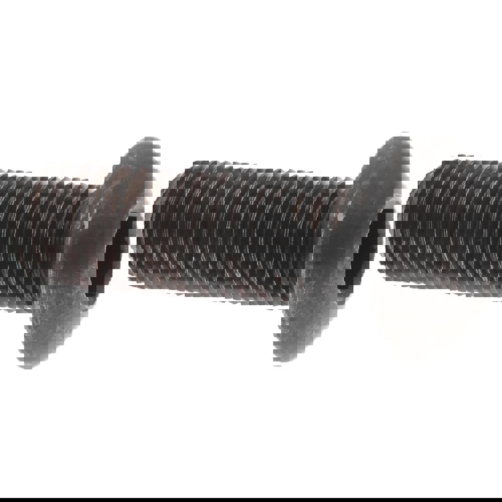 Button Socket Cap Screw: 3/8-16 x 1-1/4, Alloy Steel, Black Oxide Coated