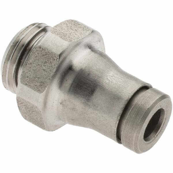 Push-To-Connect Tube to Male & Tube to Male BSPP Tube Fitting: Male Connector, 1/8
