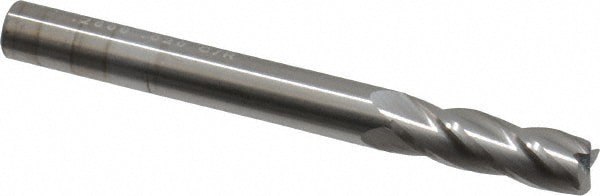 Corner Radius End Mill: 1/4