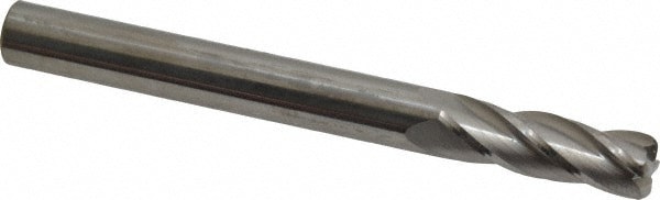 Corner Radius End Mill: 1/4