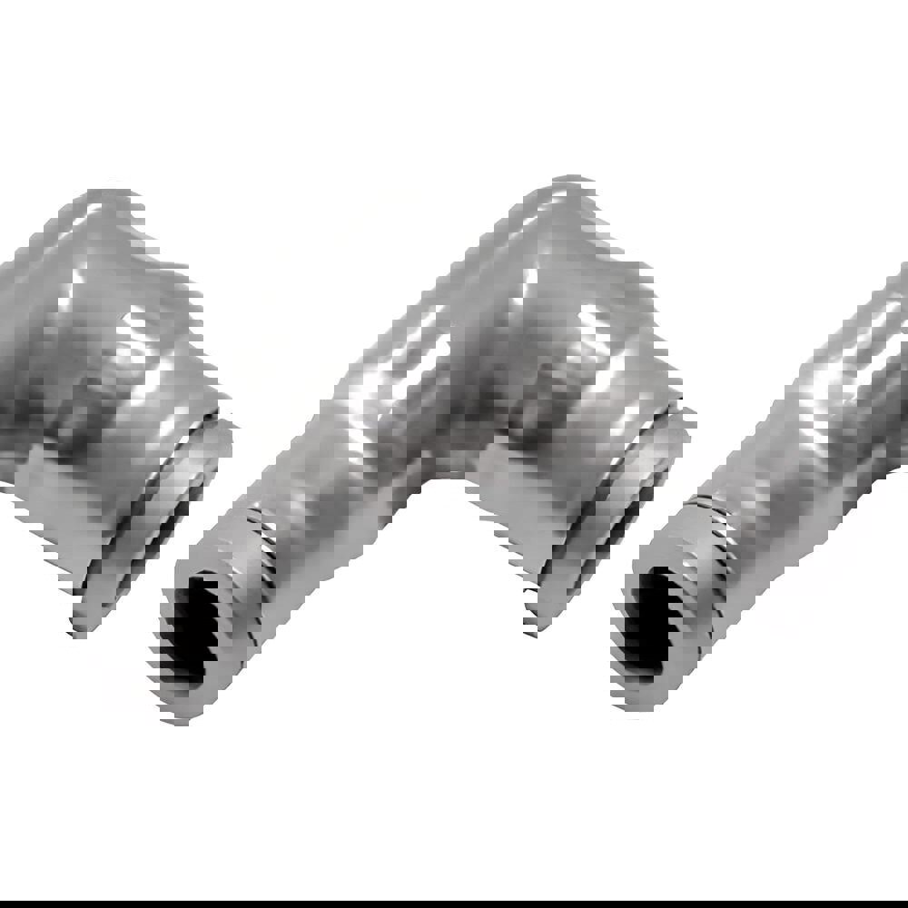 Push-to-Connect Tube x Tube Fitting: Stud Elbow, 3/8