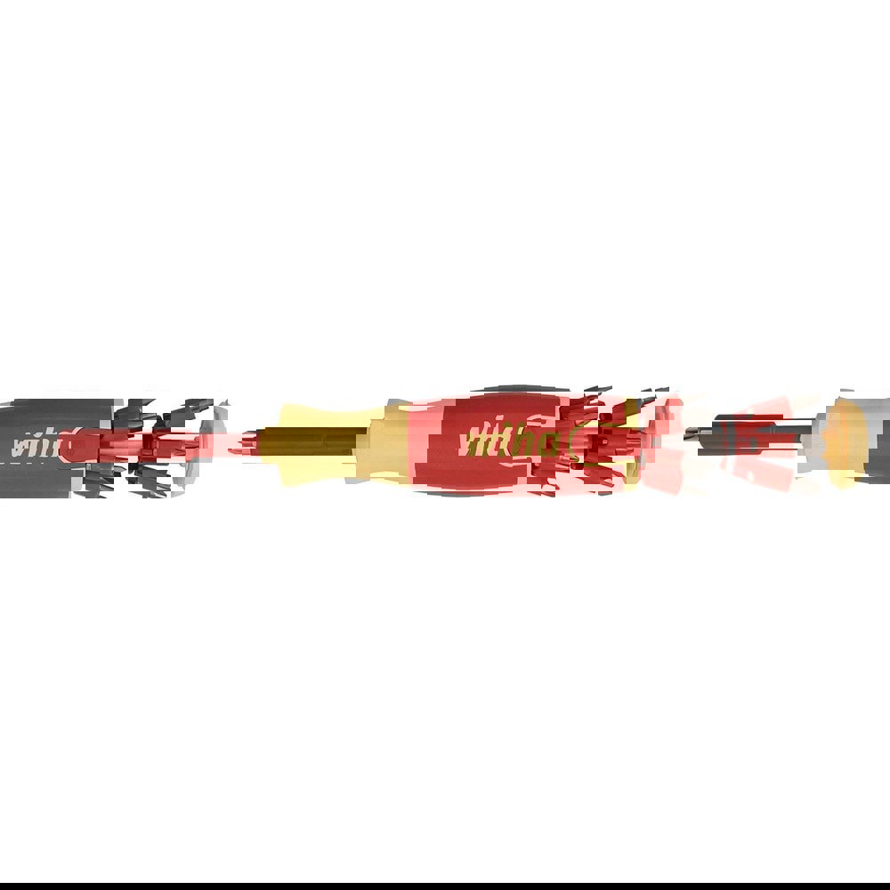 Bit Screwdrivers; Type: 14 in 1 Screwdriver ; Tip Type: Phillips; Slotted; Pozidriv; Square ; Phillips Point Size: #0 - #3 ; Slotted Point Size: 4.5 mm, 5.5 mm ; Overall Length (Inch): 12-1/4 ; Handle Length (Inch): 8.5000