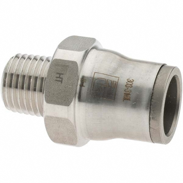 Push-To-Connect Tube to Male & Tube to Male NPT Tube Fitting: 1/4