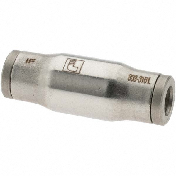 Push-To-Connect Tube to Tube Tube Fitting: 3/16
