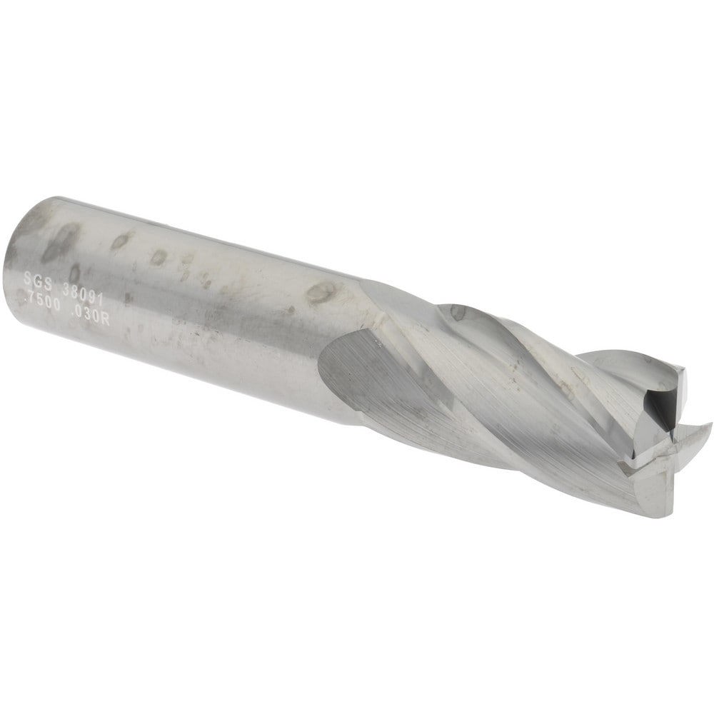 Corner Radius End Mill: 3/4