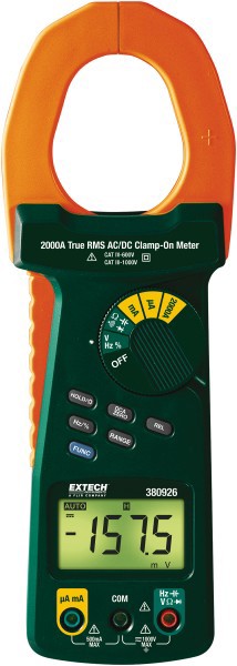Auto Ranging Clamp Meter: CAT IV, 2