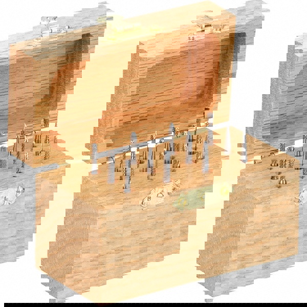 12 Pc Single Cut Burr Set