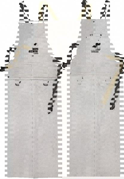 Bib Apron: 29 oz, Leather