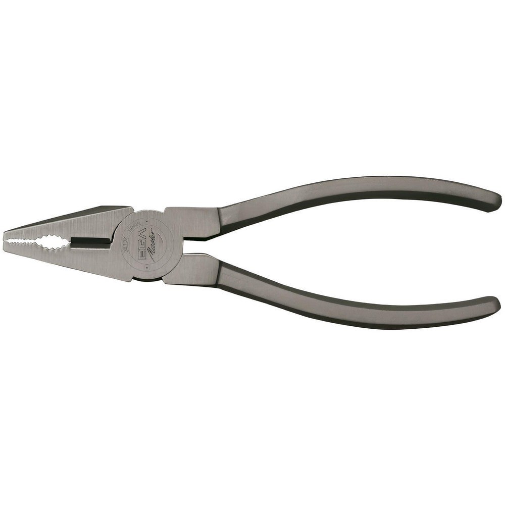 Pliers; Jaw Texture: Grooved ; Plier Type: Combination ; Jaw Length (mm): 35.00 ; Jaw Width (mm): 24.70 ; Overall Length (mm): 160.0000 ; Handle Color: Gray