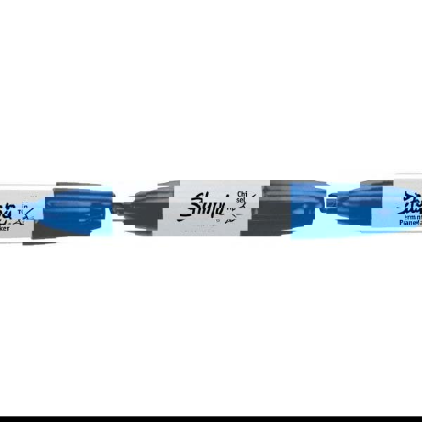 Permanent Marker: Blue, AP Non-Toxic, Chisel Point