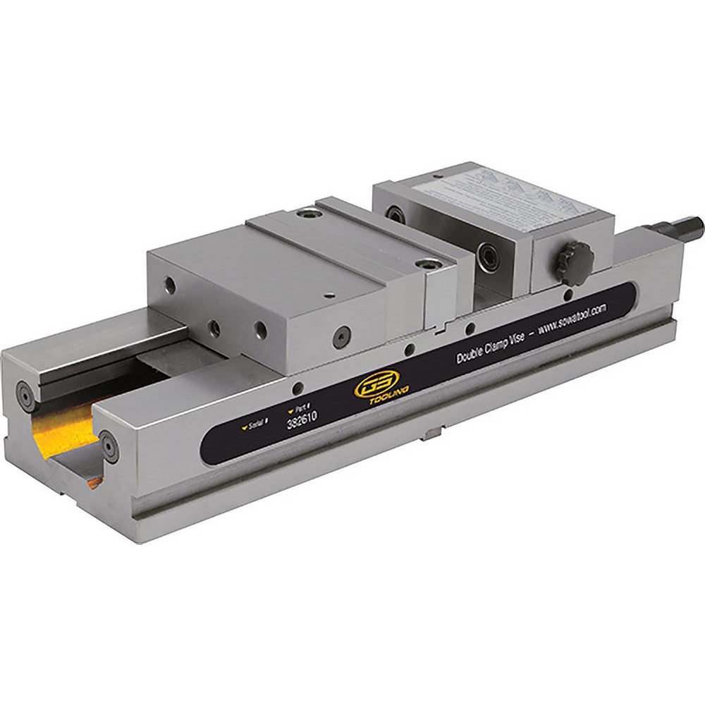 Machine Vises; Jaw Width (Inch): 6 ; Jaw Height (mm): 41.50 ; Operation Type: Manual ; Orientation Type: Horizontal ; Number of Stations: 2 ; Base Motion Type: Stationary