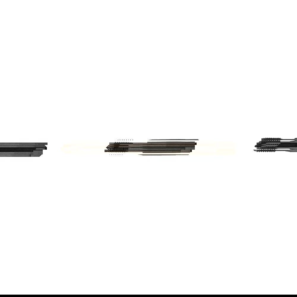Spiral Point Tap: 1/2-13 UNC, 3 Flutes, Plug Chamfer, 2B Class of Fit, HSS, Oxide Coated