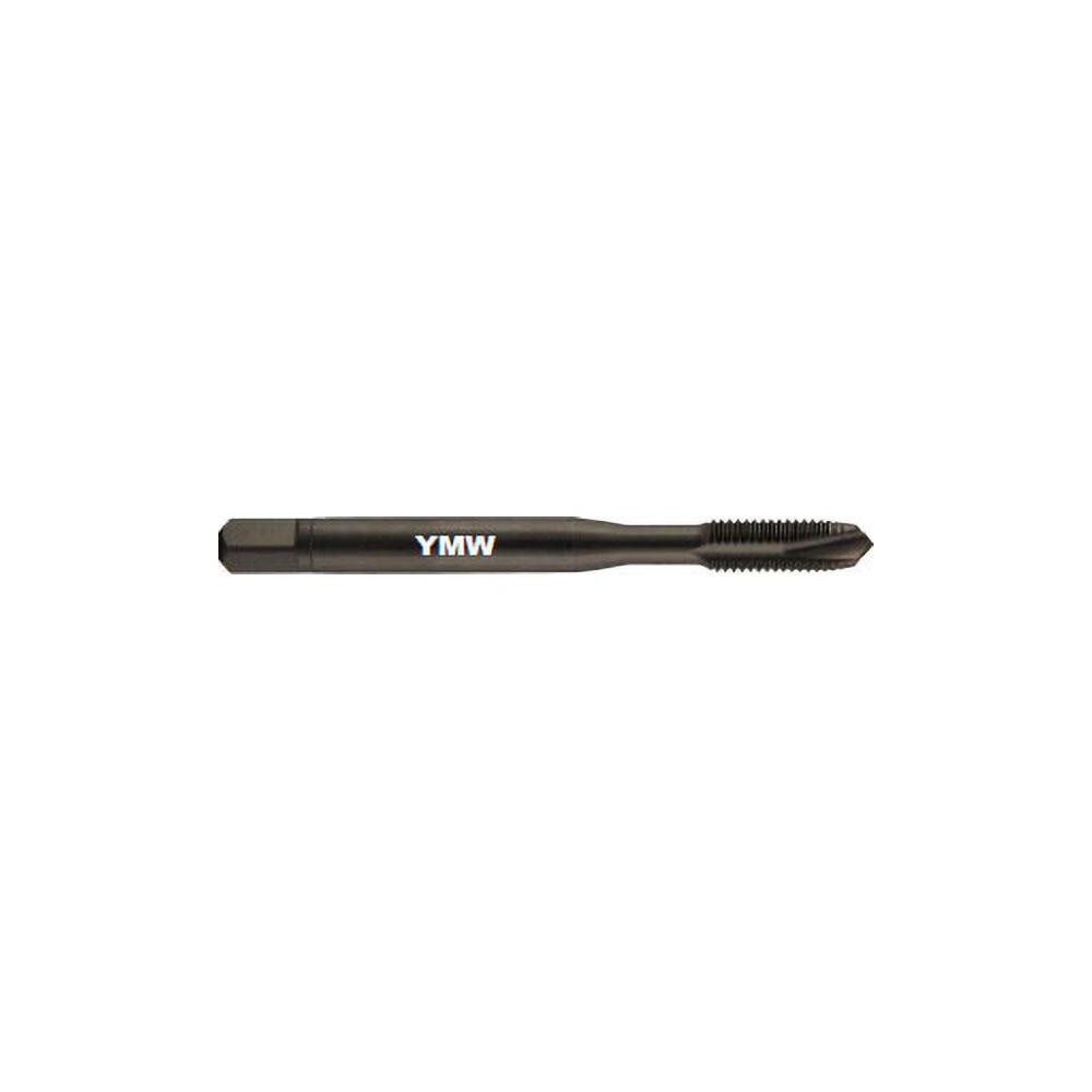 Spiral Point Tap: 1-1/2-6 UNC, 4 Flutes, 3 to 5P, 2B Class of Fit, Vanadium High Speed Steel, Oxide Coated