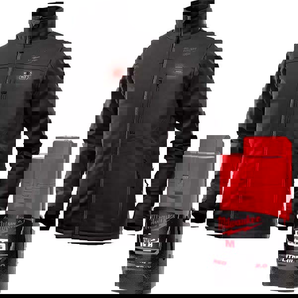 Heated Vest: Size X-Large, Polyester, Zipper Closure