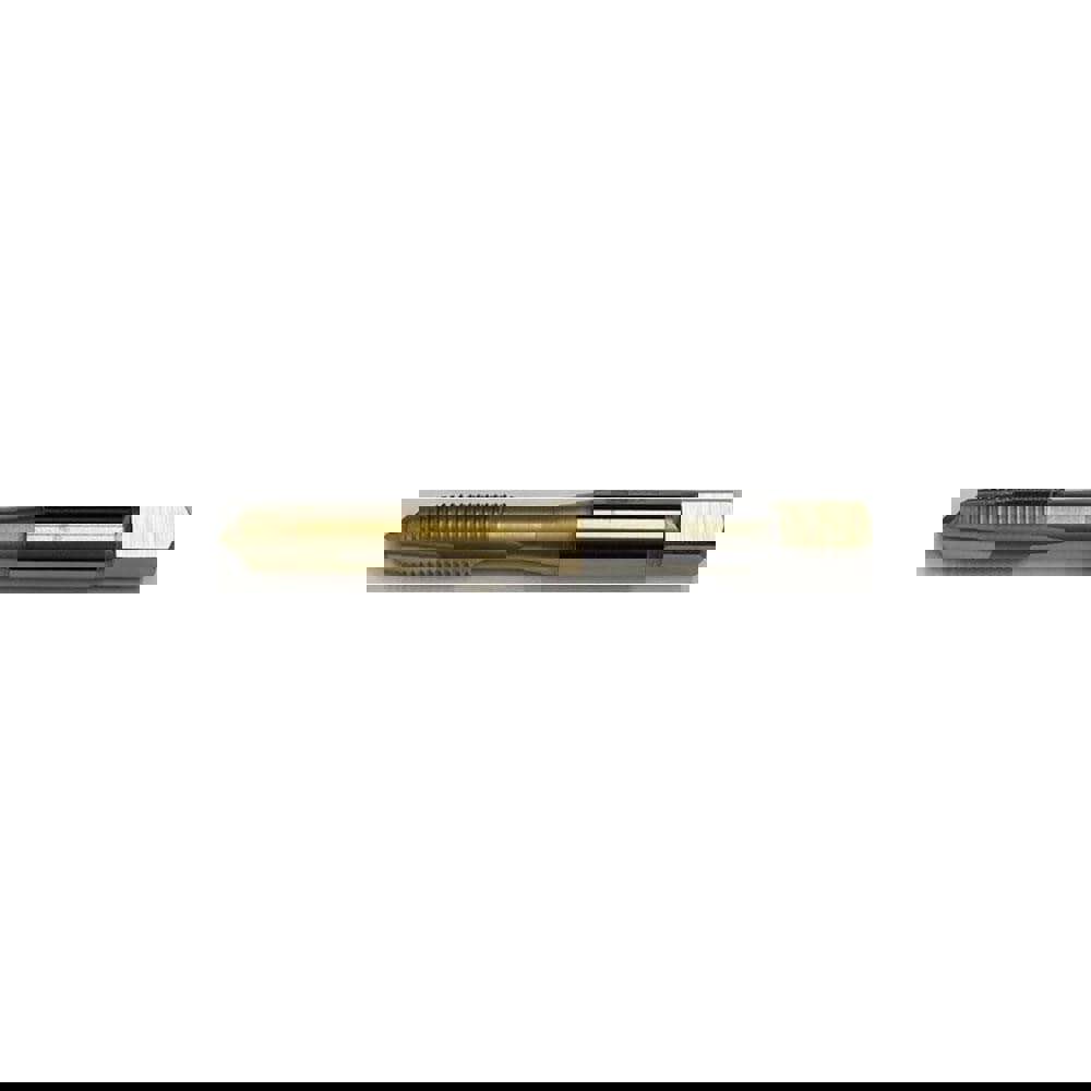 Spiral Point Tap: #10-32 UNF, 3 Flutes, 3 to 5P, 2B Class of Fit, Vanadium High Speed Steel, TIN Coated