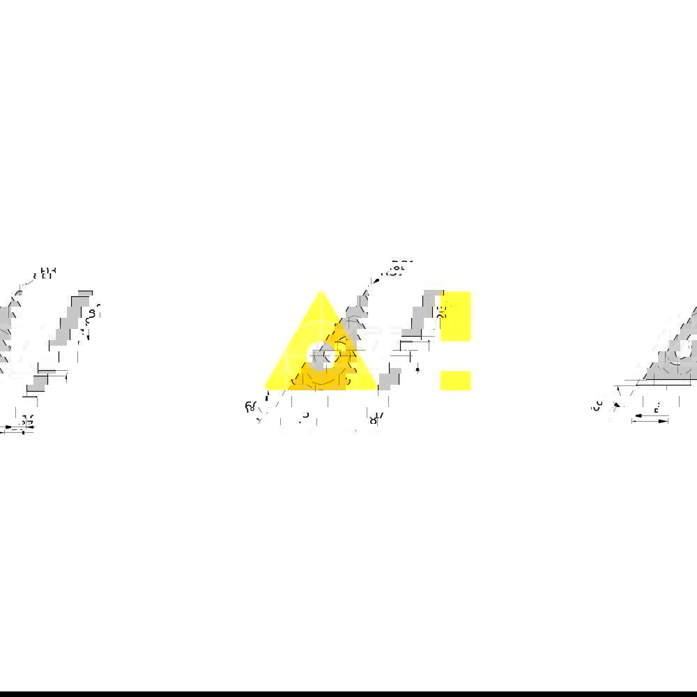 Turning Insert: TNMG432 MA UE6110, Solid Carbide