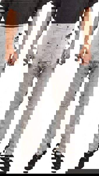 Chap: Universal, Leather, Gray