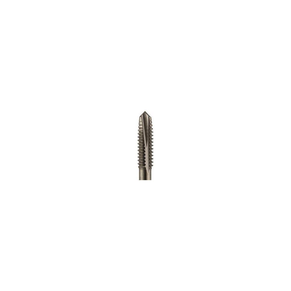 Spiral Point Tap: #10-32 UNF, 3 Flutes, 4 to 5P, 2B Class of Fit, Vanadium High Speed Steel, Nitride Coated