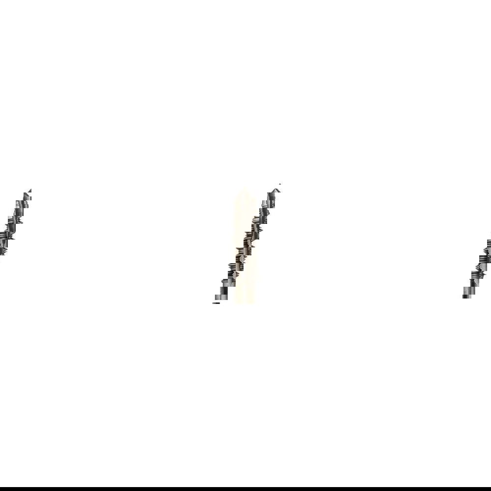 Spiral Point Tap: 1/4-28 UNF, 3 Flutes, 4 to 5P, 2B Class of Fit, Vanadium High Speed Steel, Nitride Coated