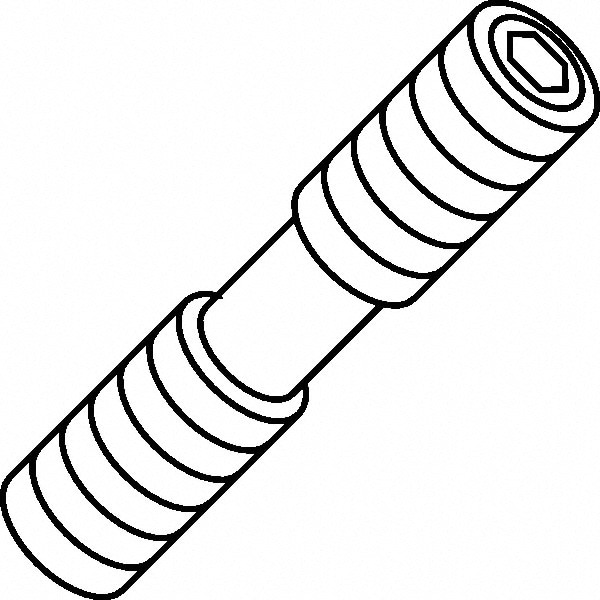 Central Lock Screw for Indexables: T15 Torx