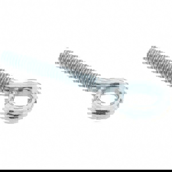 #12-24, Zinc-Plated Finish, Steel Wire Turned Eye Bolt