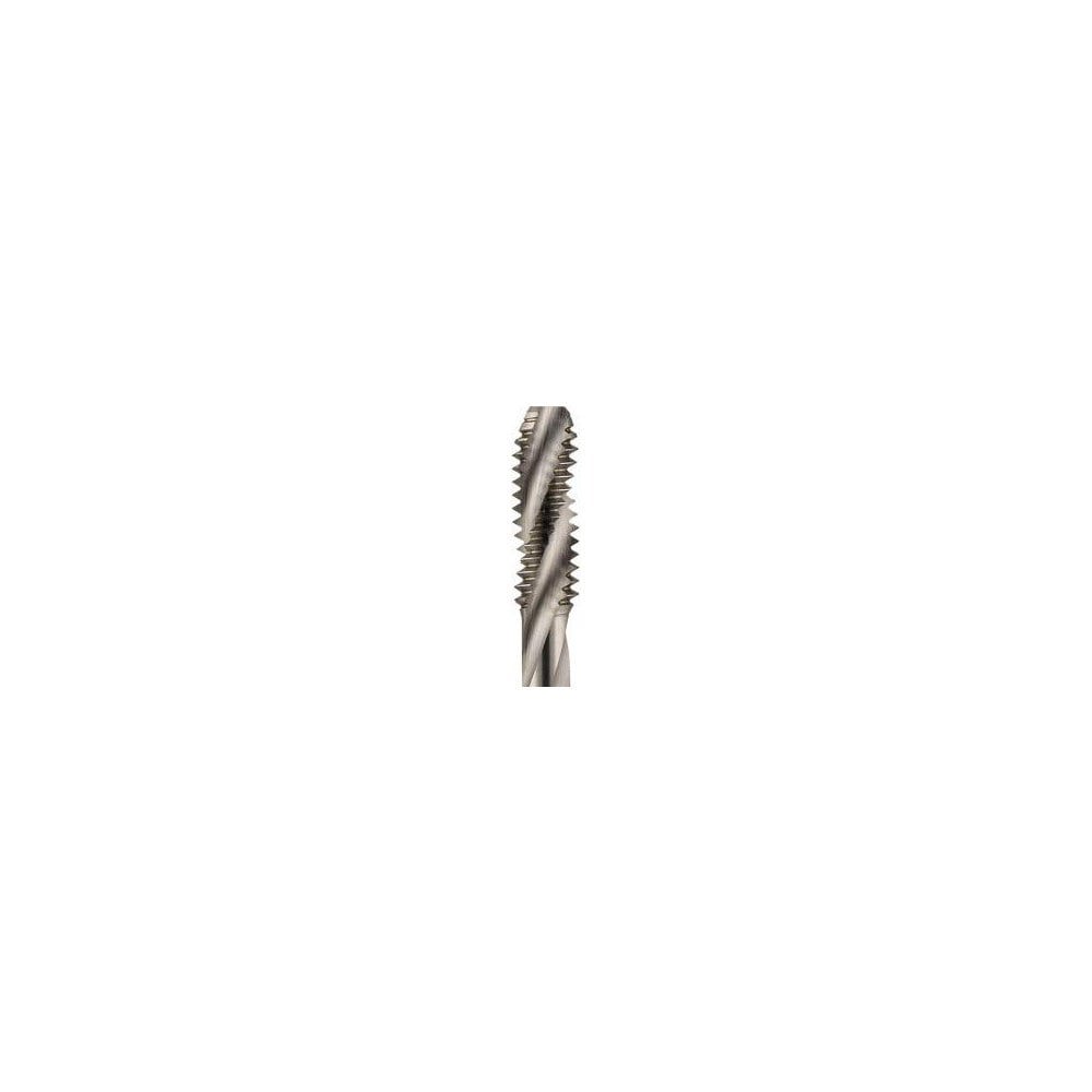 Spiral Flute Tap: UNF, 3 Flute, 2-1/2 - 3, 2B Class of Fit, Vanadium High-Speed Steel, Nickel Finish