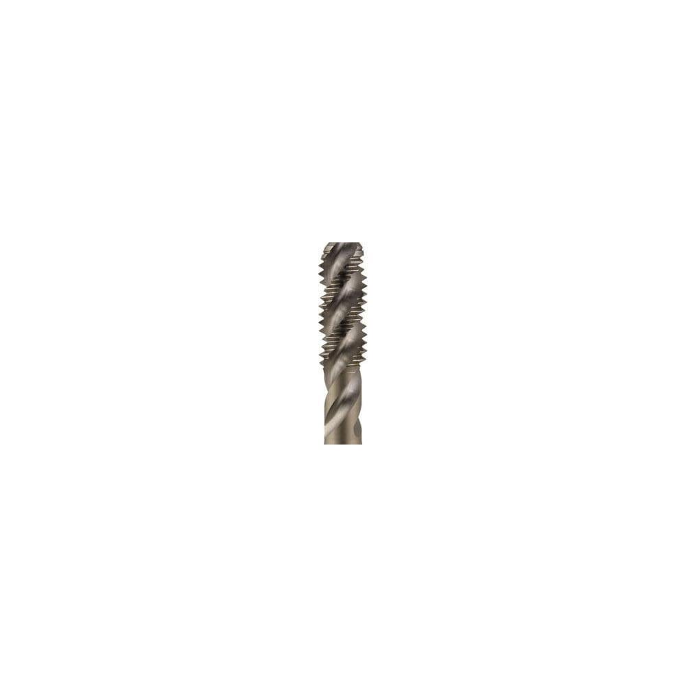 Spiral Flute Tap: UNC, 3 Flute, 2-1/2 - 3, 2B Class of Fit, Vanadium High-Speed Steel, Nickel Finish
